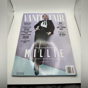 Vanity Fair Magazine March 2025 MILLIE BOBBY BROWN Cover Stranger Things NWT